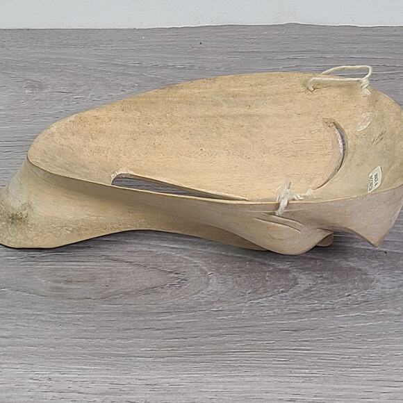 Hibiscus Wood Carved Mask Indonesia Scream Sing Emotion Theatric Face - Picture 4 of 8